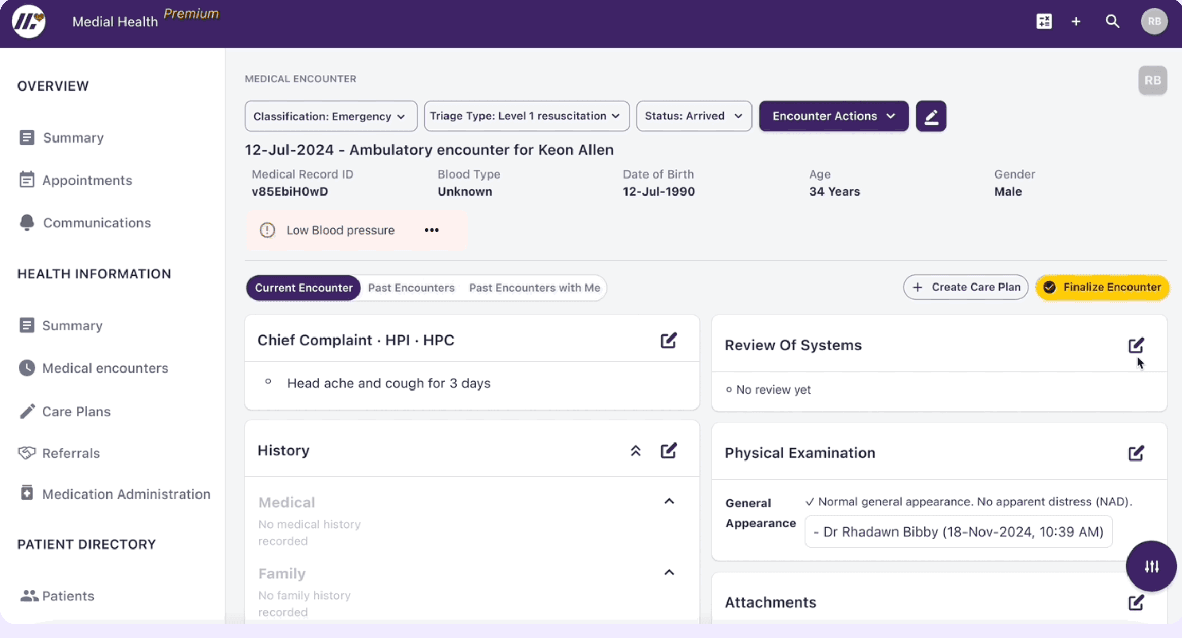 Automated reminders system